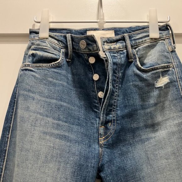 Barely Worn Mother Tripper Weekend Fray Jeans Size 26 - Picture 7 of 10